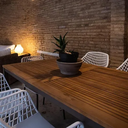 Apartament Tradicional Casa Con Patio Ruzafa *